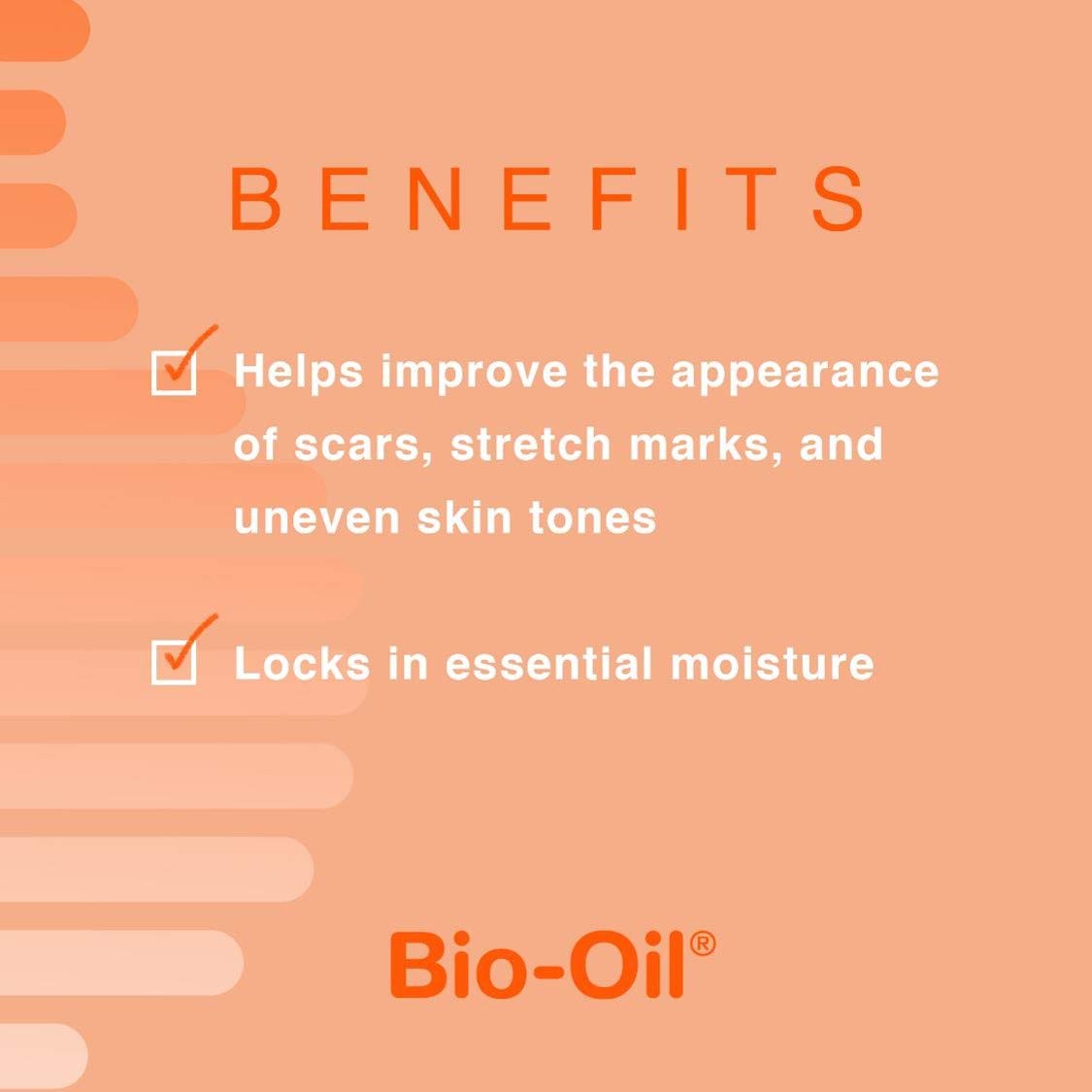 Bio-Oil Skincare Oil, Body Oil for Scars & Stretch Marks, Dermatologist  Recommended, 4.2 fl oz