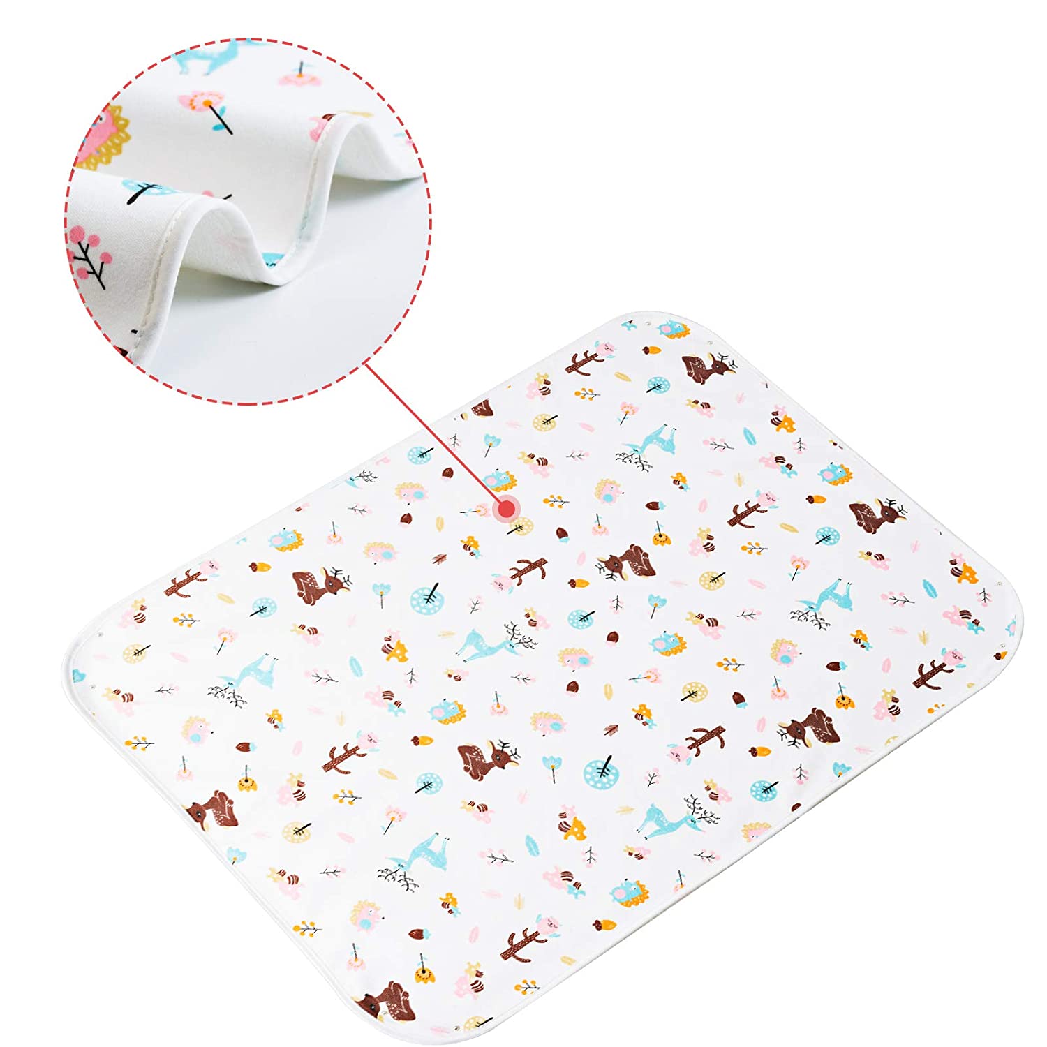 2Packs Changing Mat Baby Bedding Baby Bed Pure Cotton Children's